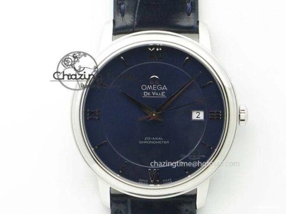 0429 De Ville SS DIWF 1:1 Best Edition Light Blue Dial SS Markers on SS Bracelet MIYOTA TopPick 7850